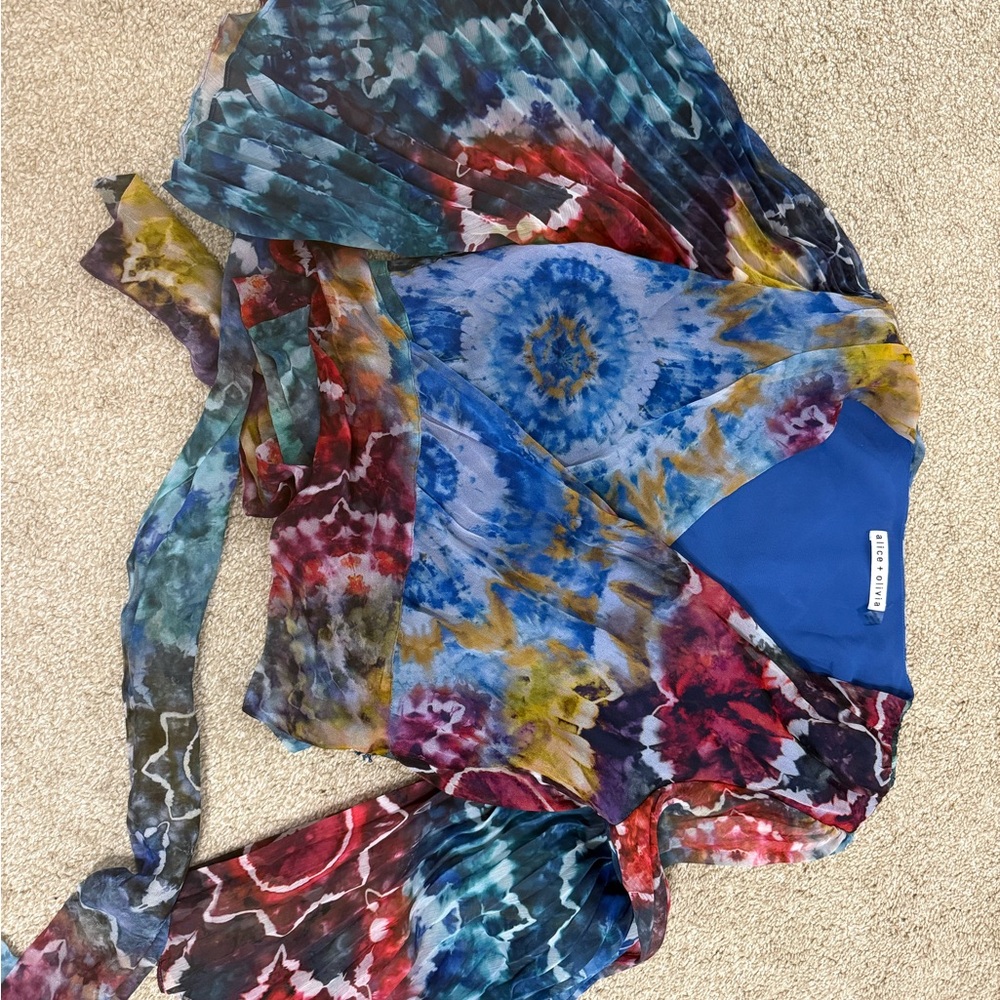 Alice + Olivia Royal Blue Blouse